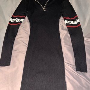 Guess black dress great for the cold nights